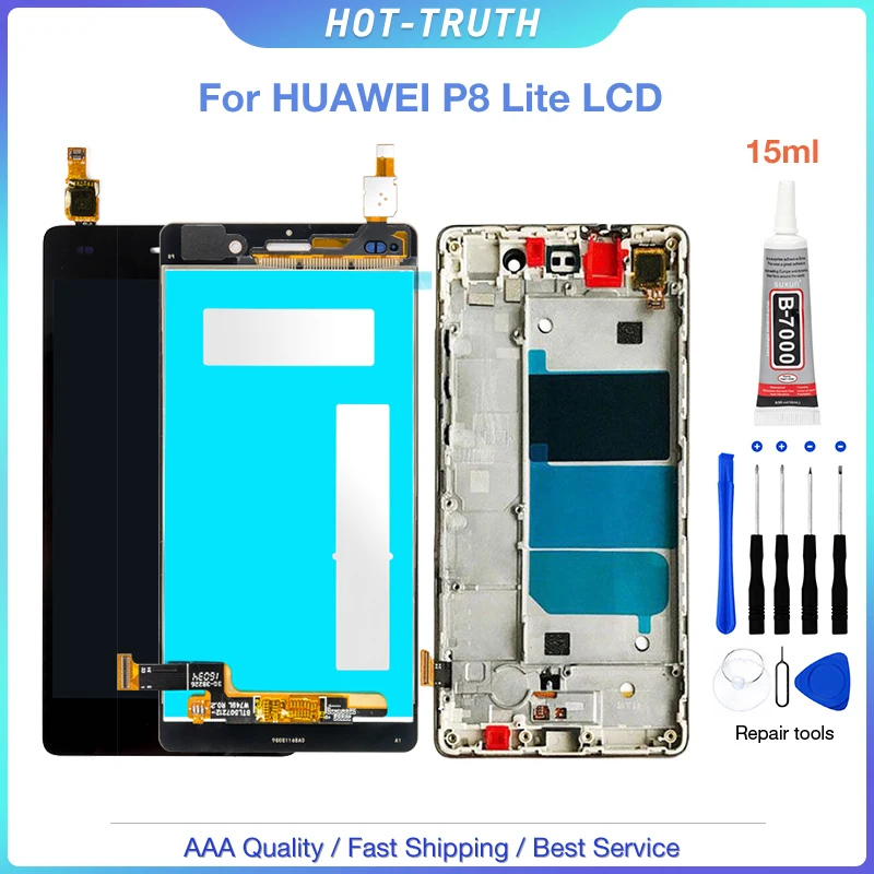 10 шт./лот для Huawei Ascend P8 Lite ALE-L04 L21 TL00 L02 UL00 ЖК-дисплей кодирующий преобразователь
