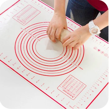 

Silicone Baking Mat Pizza Dough Maker Pastry Kitchen Gadgets Cooking Tools Utensils Bakeware Accessories Supplies Stuff Products