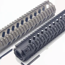 TriRock плоская темная Земля(песок)/черный 10 ''Длина рельса трубчатое цевье Монтажная ручная защита M16-10