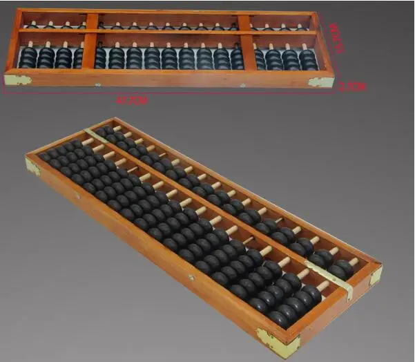 17 колонна деревянный Abacus китайский соробан инструмент в математике образование Калькулятор Инструмент yo020