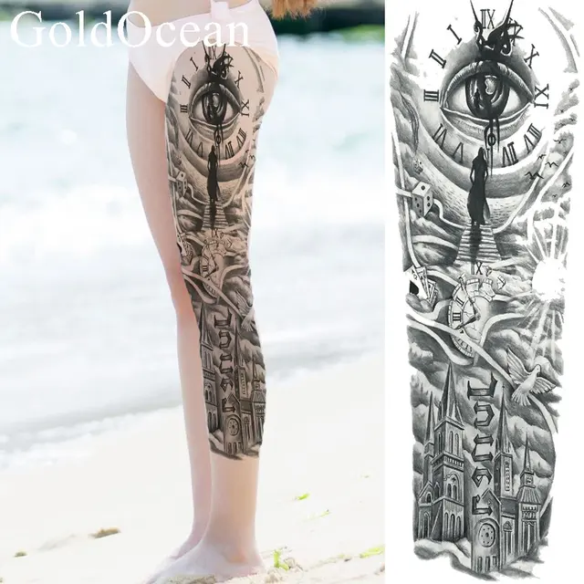 Tattoo Womens Leg