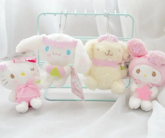 hello kitty cinnamoroll plush