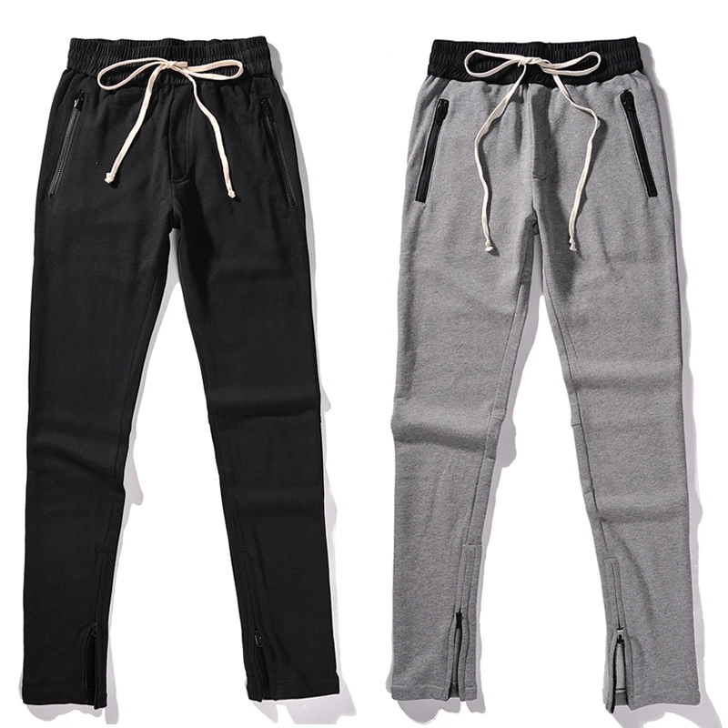 calça moletom masculina com ziper na perna