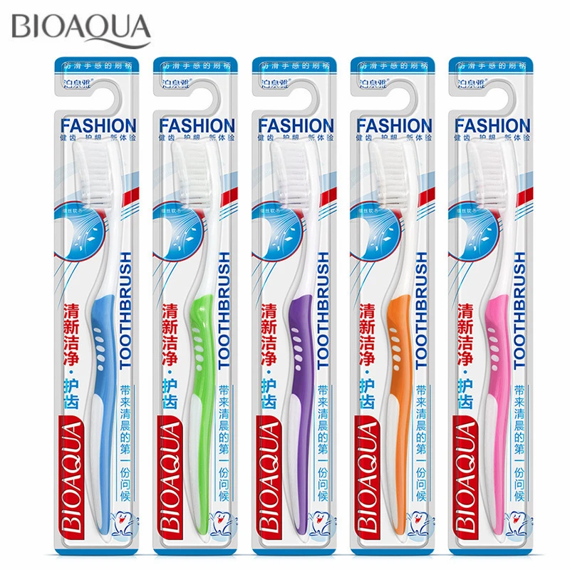 BIOAQUA-New-5pcs-lot-Bamboo-Charcoal-Antibacterial-Toothbrush-Soft-Bristle-Nano-Professional-Adult-Toothbrush-Dental-Oral
