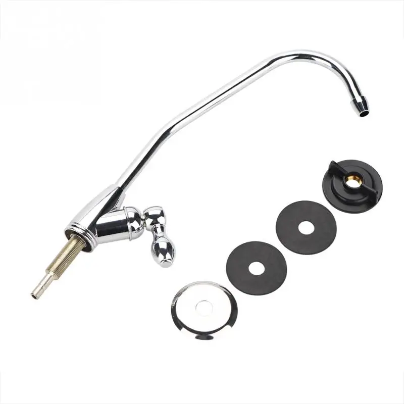 1/4'' Zinc Alloy Bathroom Water Faucet Kitchen Faucet Tap Chrome