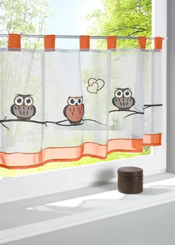 

new arrival table top embroidered kitchen curtains,night owl roman a small coffee curtain