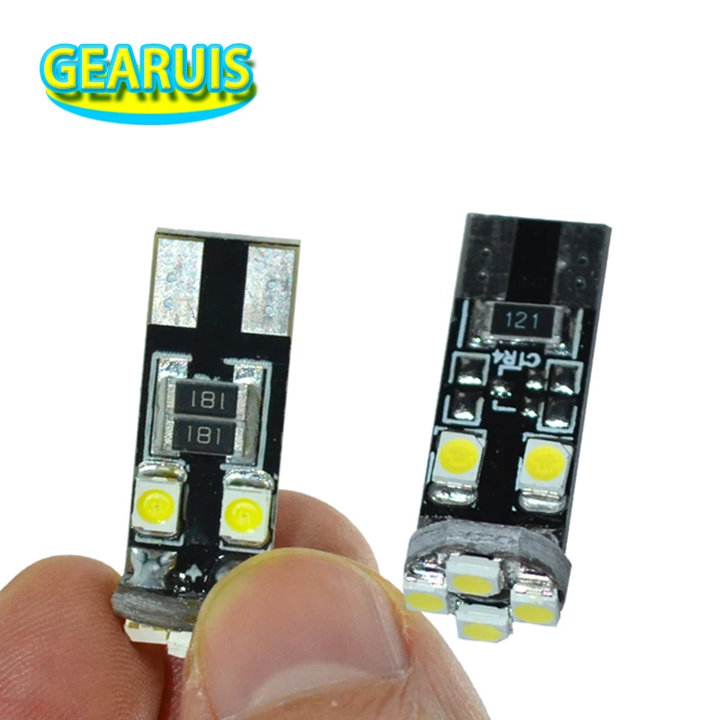 HK Post Free 500x Автомобильный светодиодный Canbus без ошибок 194 168 T10 W5W 8 SMD 1210 3528