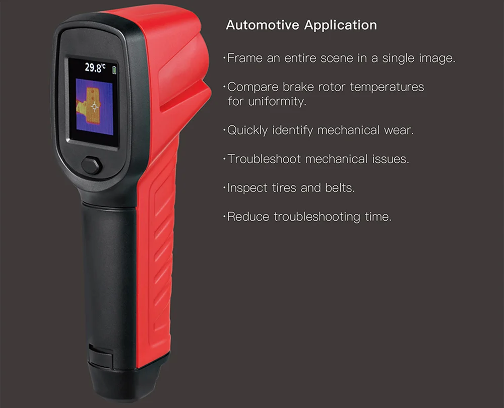 WOYO TIC007 Ручной цифровой автомобильный термометр инфракрасное излучение с высоким разрешением Инфракрасный Тепловизор камера автоматический для мастерской инструмент автосервис