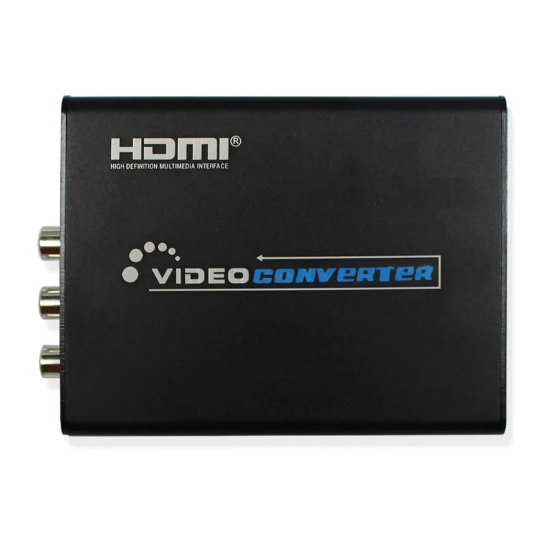  HDMI a 3RCA AV/Composito S-video Converter 1080 P HD Video Converter Box Interfaccia Multimediale A