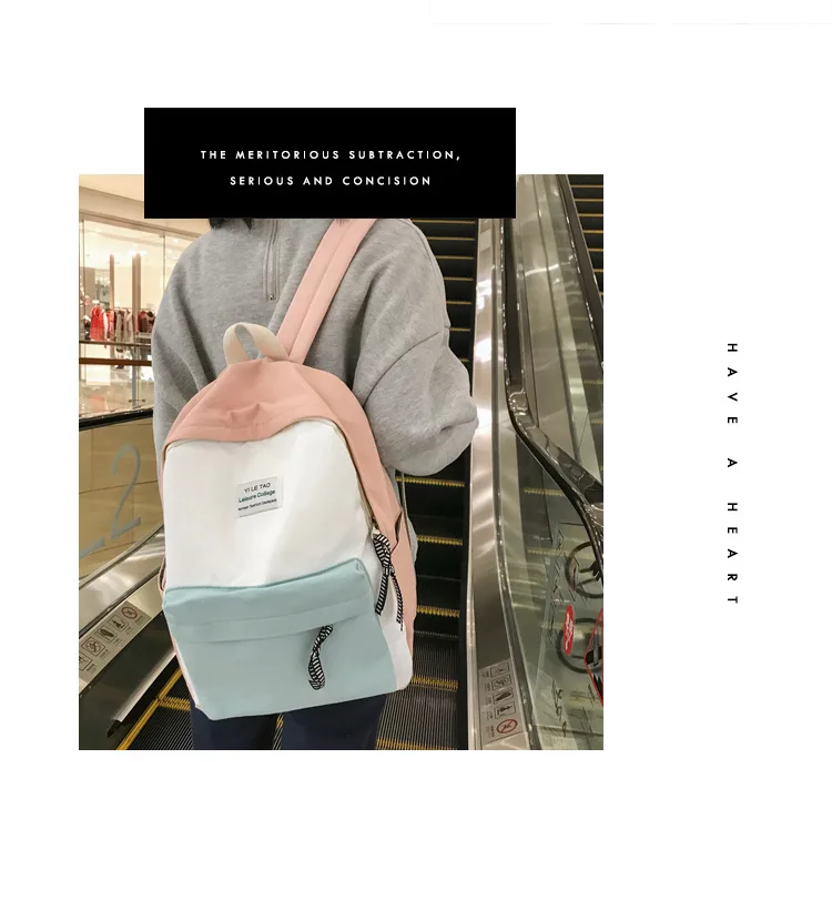 Модный рюкзак, женский рюкзак, школьная ветрозащитная сумка на плечо, рюкзак для девочки подростка, Женский студенческий рюкзак, рюкзак, ранец