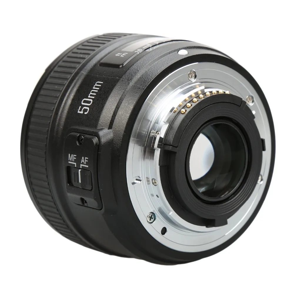 YONGNUO YN 50 мм f/1,8 AF объектив Apertura YN50mm Messa A Fuoco Automatica Grande Apertura для Nikon Dslr поставляются AF-S 50 мм 1,8 г