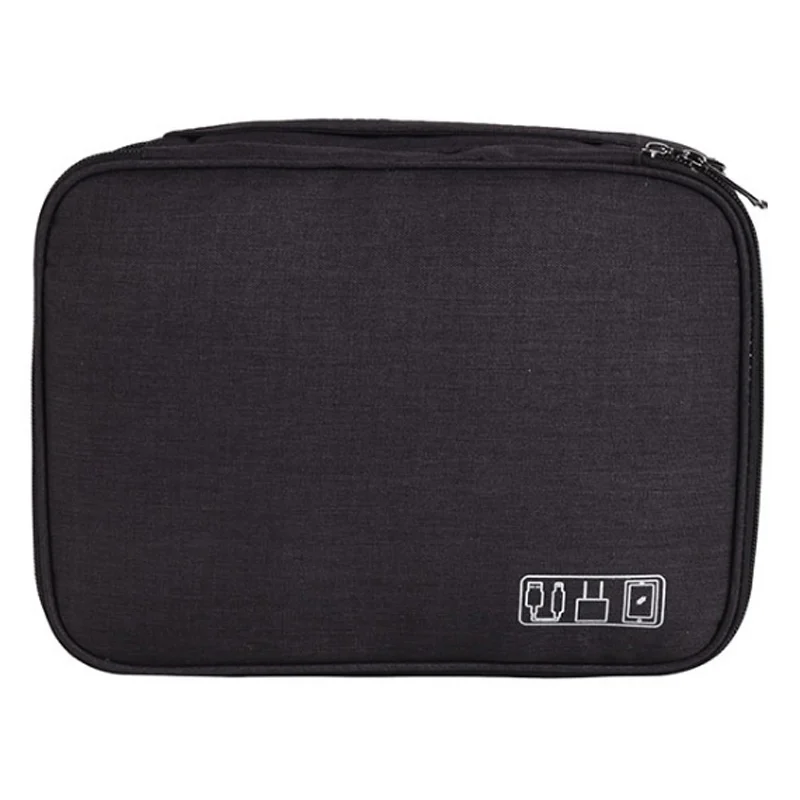 

Waterproof Travel Organizer Bag Triple Layers Storage Case for Electronics USB Cable Camera Lens FPing