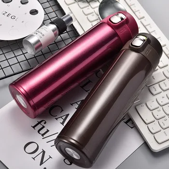

Stainless Steel Vacuum Flask Bouncing Cover Car Water Glass Business Creative Gift Cup 3