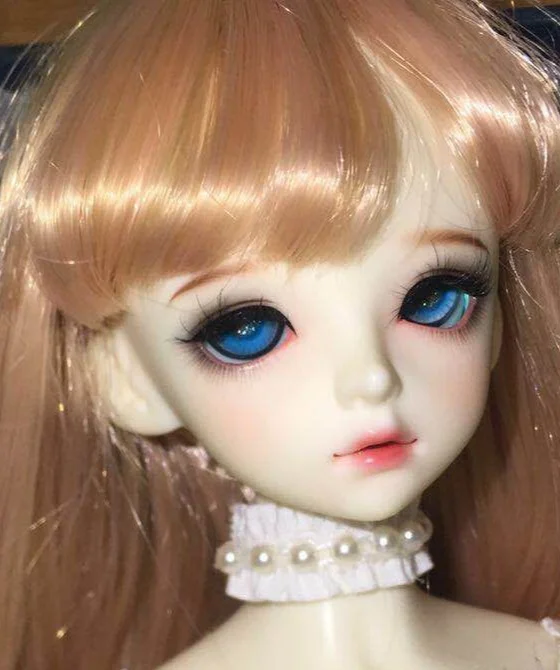 D01-P447 детская игрушка ручной работы 1/3 1/4 аксессуары для кукол BJD/SD кукольный парик Медовый коричневый груша цветок воздушный волос 1 шт