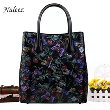 Nuleez большая женская сумка-тоут из натуральной воловьей кожи, элегантная женская офисная сумка ручной работы, новая модная роскошная сумка
