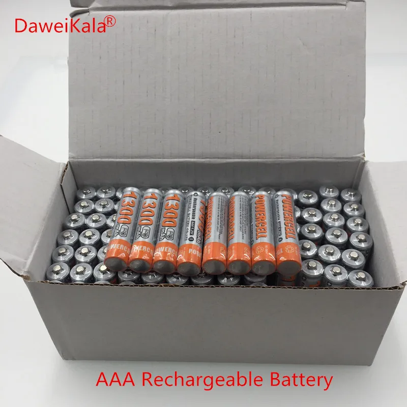 Новая батарея 1,2 V Ni-MH AAA 1300mAh Батарея перезаряжаемые батареи 3A предварительно заряженная батарея для камеры игрушки