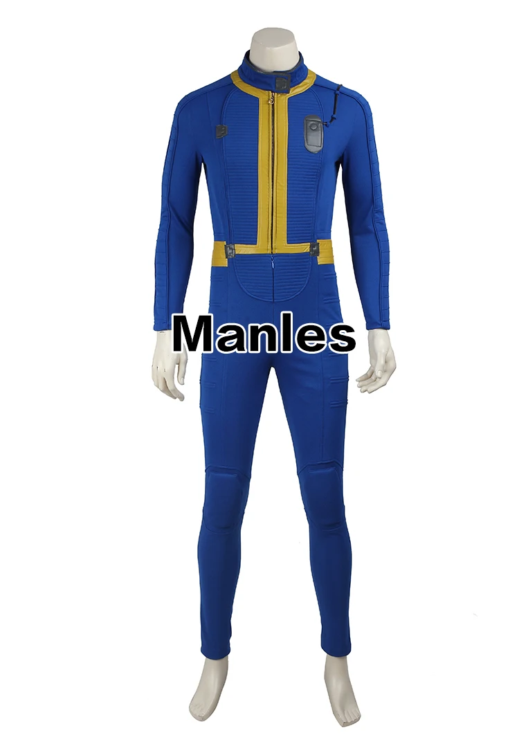 PC Game Fallout 4 Nate Costume Cosplay Adult Men Male Sole Survivor Popular Suit Halloween Costume Game Fallout Superhero Outfit