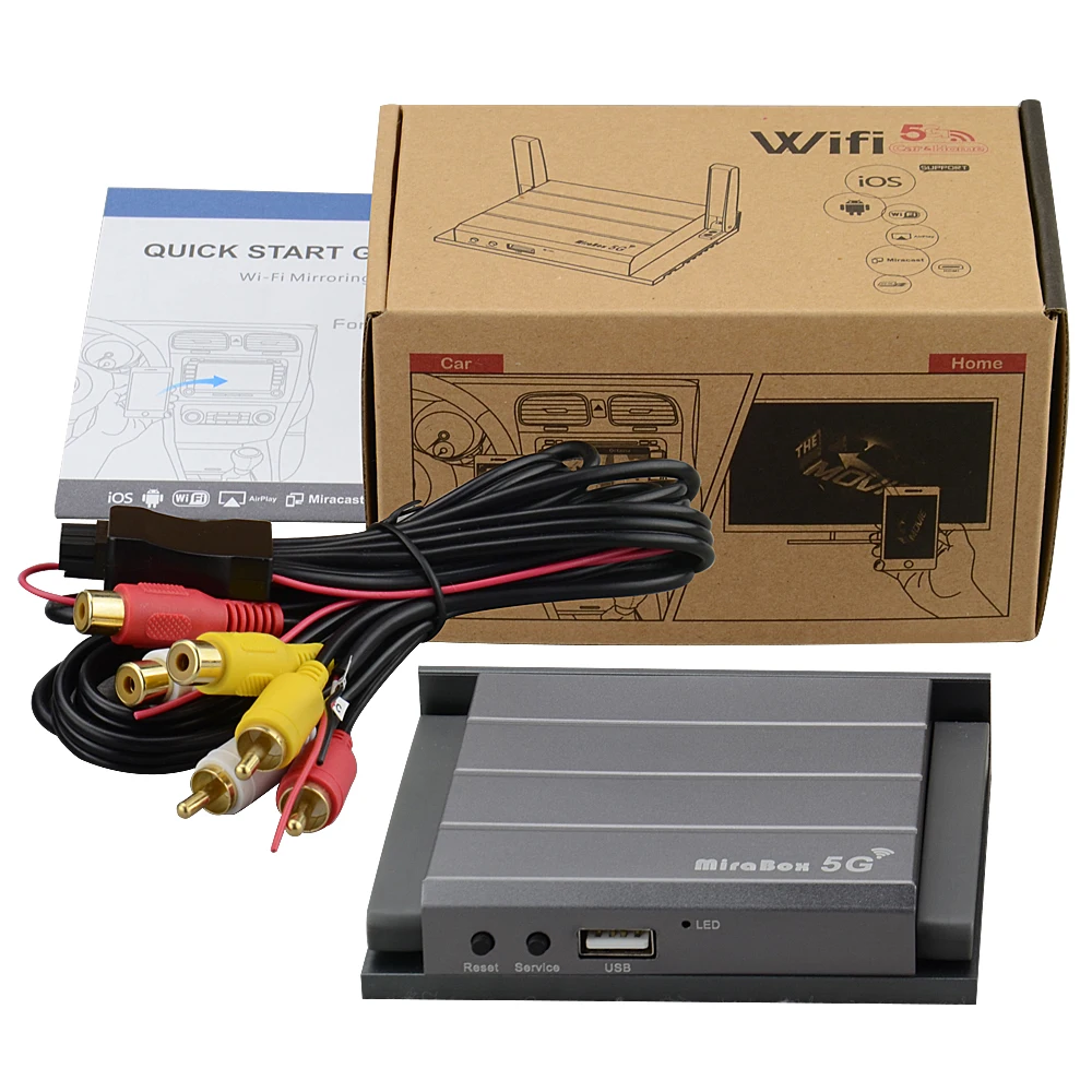 Car dual band 5G2.4G carplay box useful miracast rca support system retrofit  with usb use home and in the car  carplay box (16)