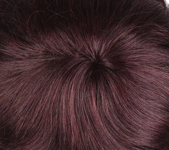 Lida человеческие волосы Короткий прямой парик машина сделана не парик Remy 6 дюймов бразильские прямые волосы 120% плотность короткий парик для женщин - Цвет волос: # 99J