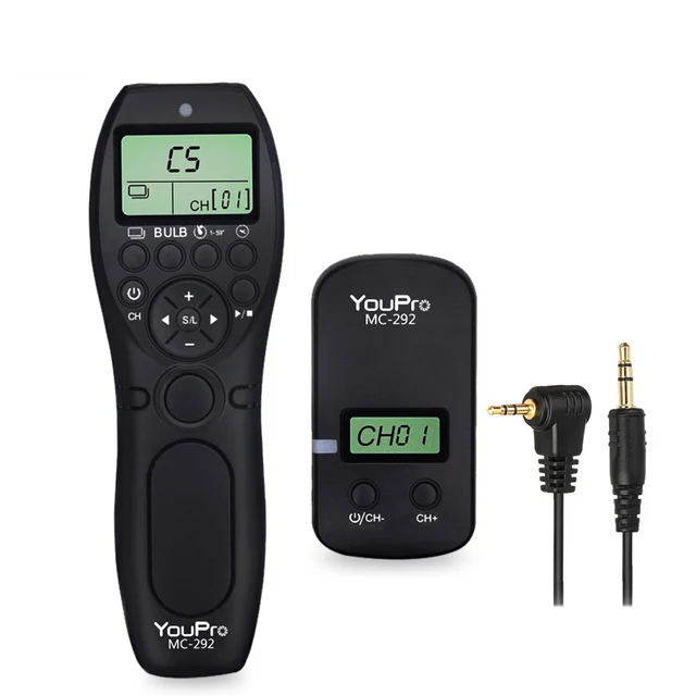 E3 YouPro Горячая MC-292 DC0/DC2/N3/S2/E3 2,4G беспроводной пульт дистанционного управления ЖК-Таймер спуска затвора каналы для Canon/sony/Nikon/Fujifilm - Цвет: E3