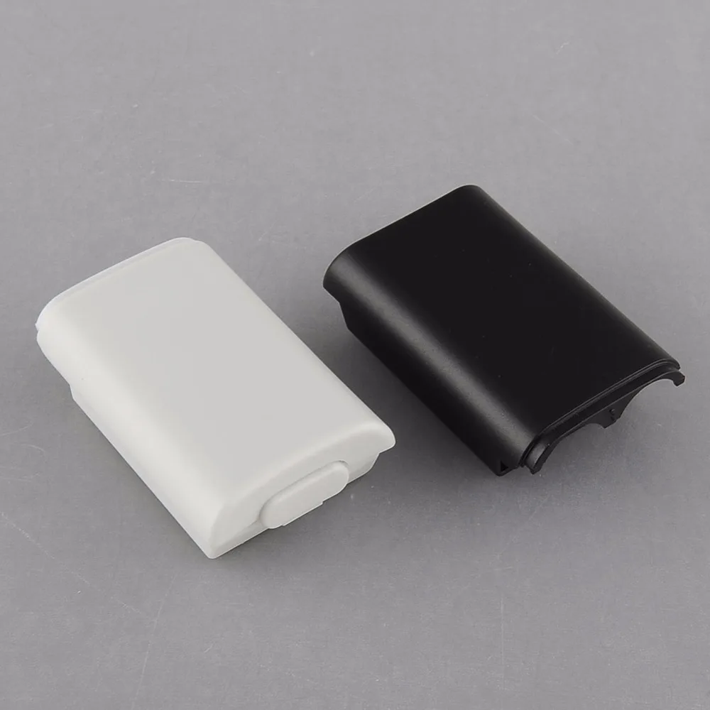 Battery Pack Cover for Xbox 360 Controller Black White Replacement Kit