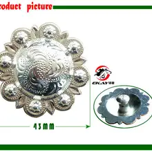 Украшения седла лошади, ремень с орнаментом, большой размер, хромированный.(BKZ8056L