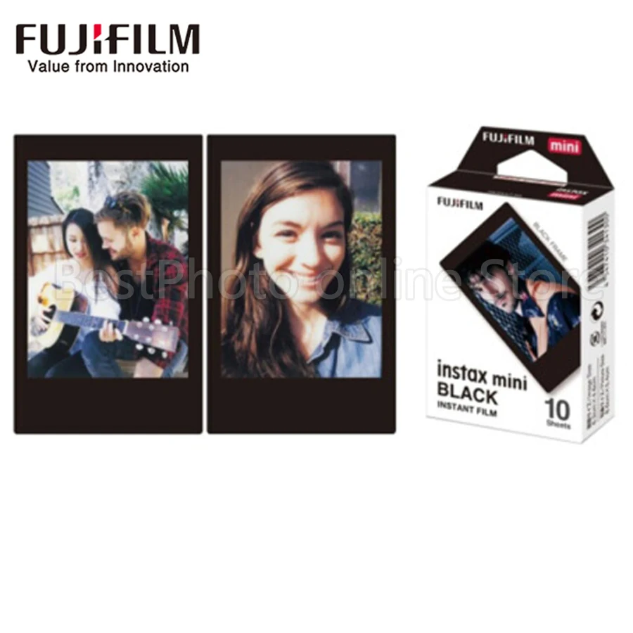 Fujifilm Fuji Instax Mini 9 пленка черно-белая монохромная моно+ черная рамка пленка для Mini 8 70 8 Plus 90 25 камера SP-1 SP-2