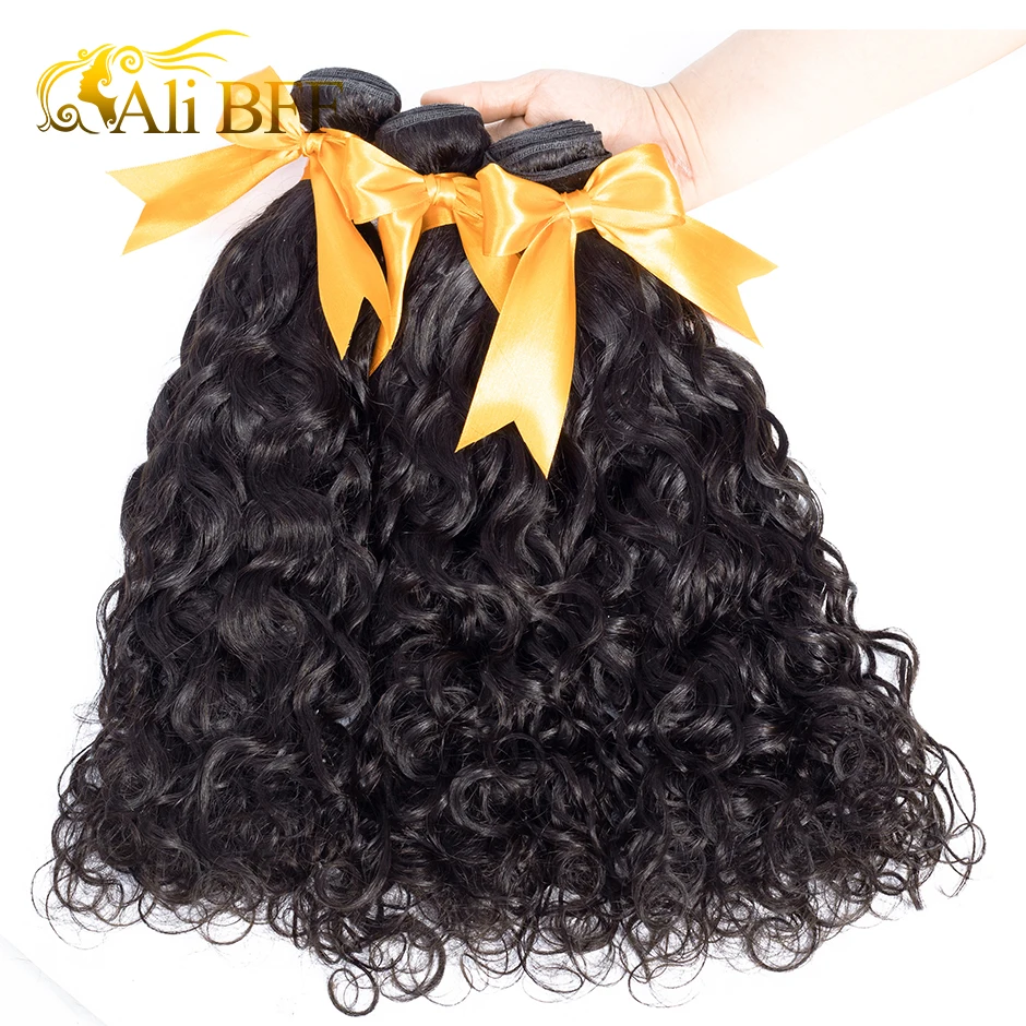 ALI BFF Hair Water Wave Bundles With Closure Brazilian Hair Weave Bundles With Closure Remy Human Hair 3 Bundles With Closure ALI BFF Hair Water Wave Bundles With Closure Brazilian Hair Weave Bundles With Closure Remy Human Hair 3 Bundles With Closure