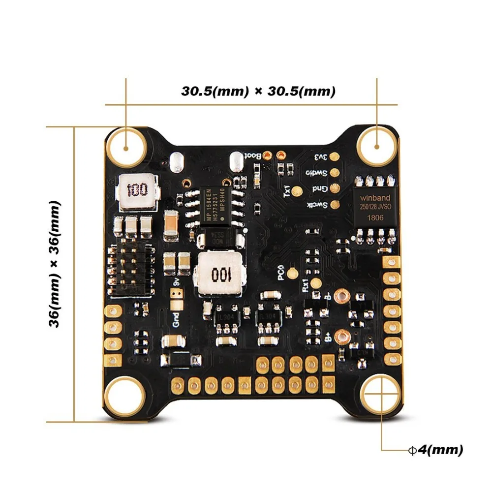 DALRC F405 F4 полета Управление; MPU6000 гироскопа со встроенным серверный компьютером с экранным меню 9 V/3A BEC F4 полета Управление для FPV Фристайл гоночного дрона квадрокоптера RC