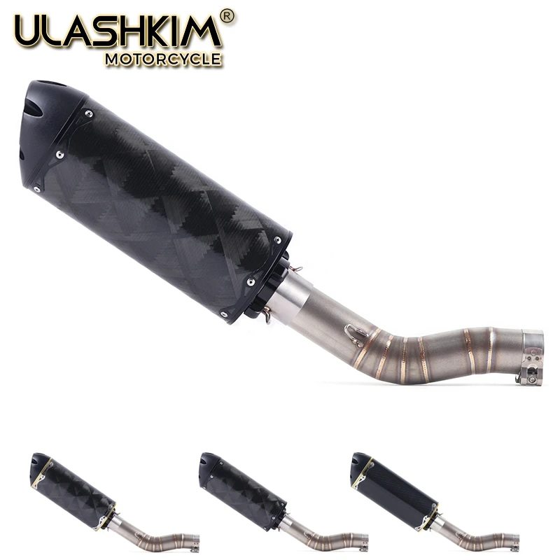 Motorcycle Full System Exhaust Escape Slip On For suzuki GSXR1000 GSX R1000 GSXR 1000 Middle Link Pipe 2003-2006 | Автомобили и