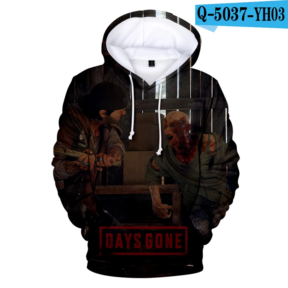 Коричневый Aikooki Days gone 3D толстовки для мужчин/для женщин модные кофты Весна/осень повседневное Толстовка обувь для мальчиков/верхняя одежда - Цвет: Коричневый