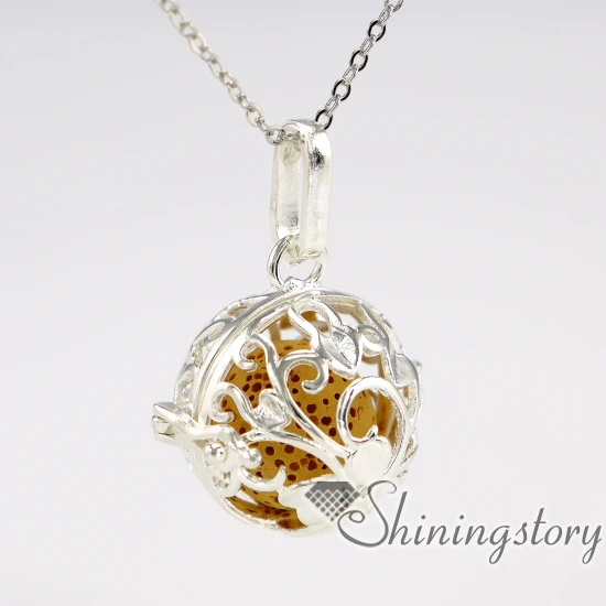 ball metal volcanic stone silver heart locket oil jewelry locket with charms inside ceramic necklace openwork|jewelry lockets|heart locketsilver locket - AliExpress