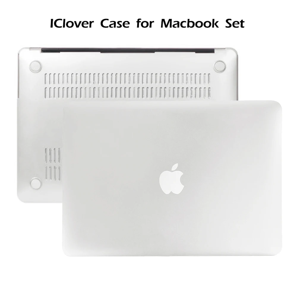White Matte Frosted Surface Case Anti Clear Cover Protector for Macbook Air 11 13 Pro Retina 15 Full Protect IClover | Компьютеры и