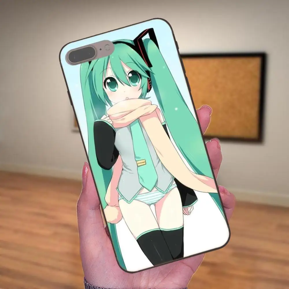 Мягкий чехол для телефона Xiaomi Mi Mix Max Note 2 2S 3 5X 6 6X 8 9 SE A1 A2 Lite Play Pro F1 Anime Hatsune Miku Beauty
