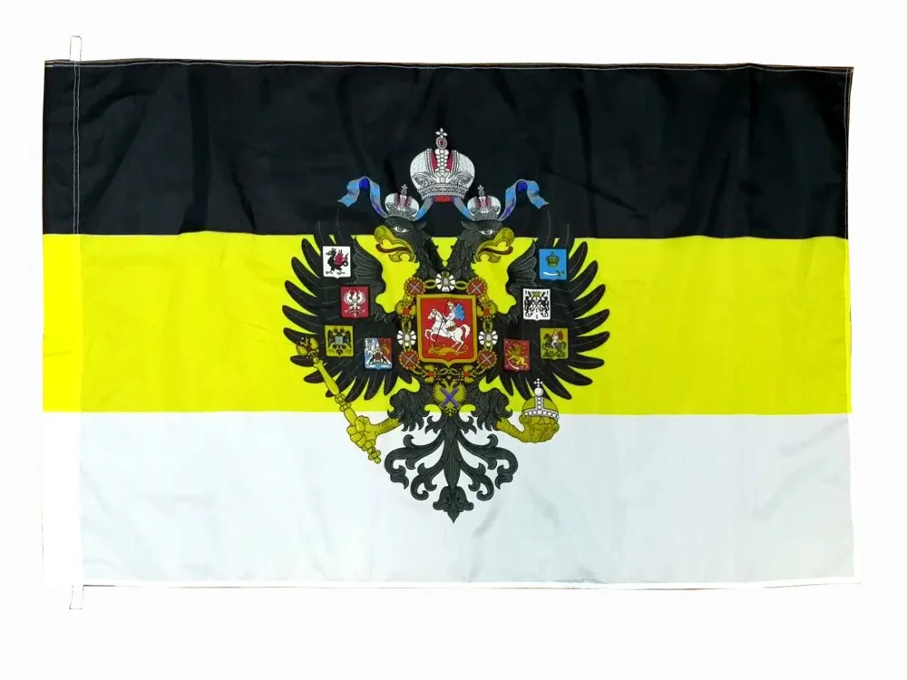 Флаг johnin 90x150 см Мы Русский бог с американским орлом флаг императорской империи|us