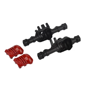 

Front & Rear Alloy Metal Axle Shell Axle Housing For 1/10 Rc Crawler Traxxas Trx-4 & Trx4 Bronco Upgrade Parts