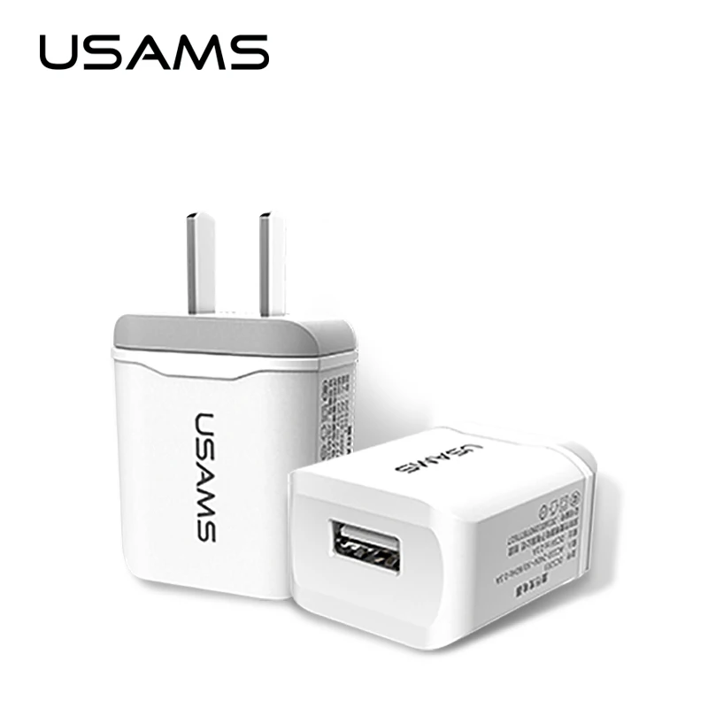 Универсальное зарядное устройство для телефона USAMS 5V 2.1A US Тип мобильного одно
