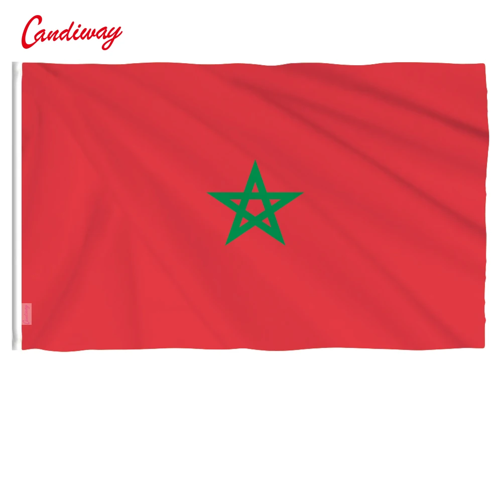 

90 x 150cm Morocco flag Banner Hanging National flags Moroccan Home Decoration NN091