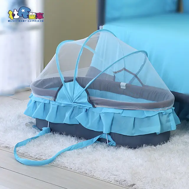 Online Shop Newborn Baby Carrycot Comfortable Baby Bassinet