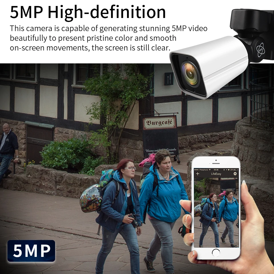 ZSVEDIO видеонаблюдение 8CH H.265 PTZ 5.0MP POE 4X Zoom CCTV система IP камера Full HD видео комплект