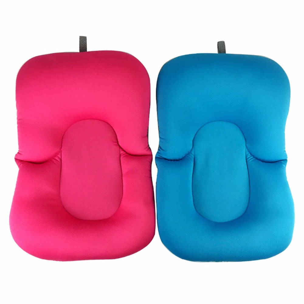 Anti-skid Foldable Baby Bathing Tub Infant Seat Support Cushion Shower Pad Baby Bathtub Shower Cushion Non-Slip Security