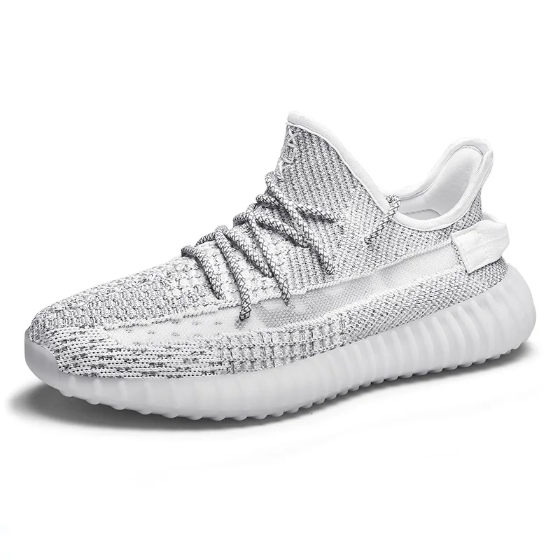

2019 New Men Women Running Shoes Sneakers Sport Shoes Athletic Breathable Trainers Lace Up Black White Couples Trainers