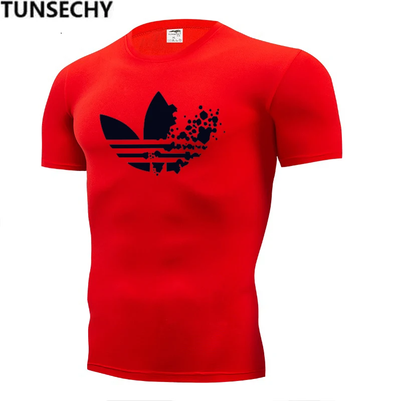 2019 новый летний хлопок Забавные футболки футболка с короткими рукавами Для мужчин моды прилив бренд принт красный футболка Для мужчин