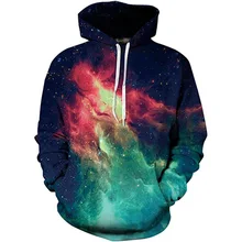 2019 Unisex Women Men Galaxy Animal 3D Digital Print Pullover Hoodie Hooded Fleece Sweatshirt LYM0049-054 christmas digital print pullover hoodie