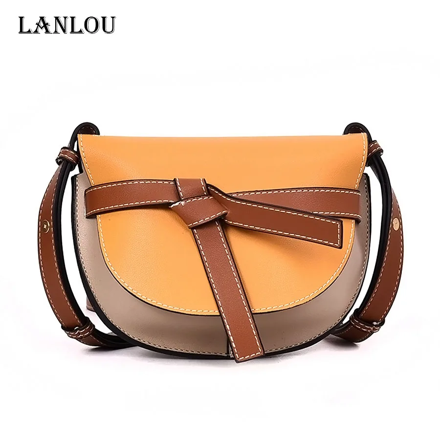 

LAN LOU Bag for women 2019 shoulder bag Famous brand saddle women bag PU Leather Ladies Luxury Handbag New Hot Crossbody Bags