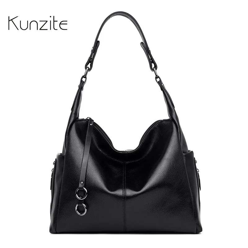 

Leather Handbag Bags for Women 2019 Famous Brands Black Tote Sling Bags Large Capacity Quality Messenger Shoulder Bags for Girls