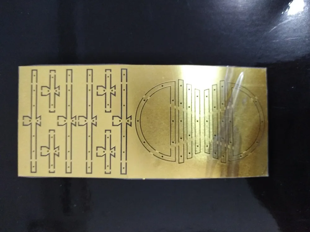 

Scale 1/80 Dutch royal yacht Luxurious Etched sheet brass Decorative accessories