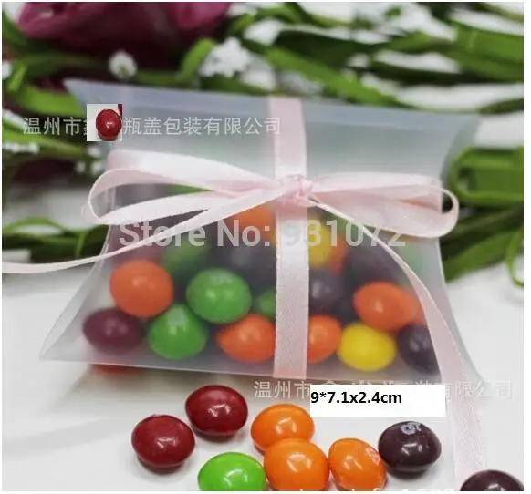 

2000PCS/LOT PVC/ Pillow Favor Gift Boxes For Wedding Party Event Ceremony Event Favor Supplies