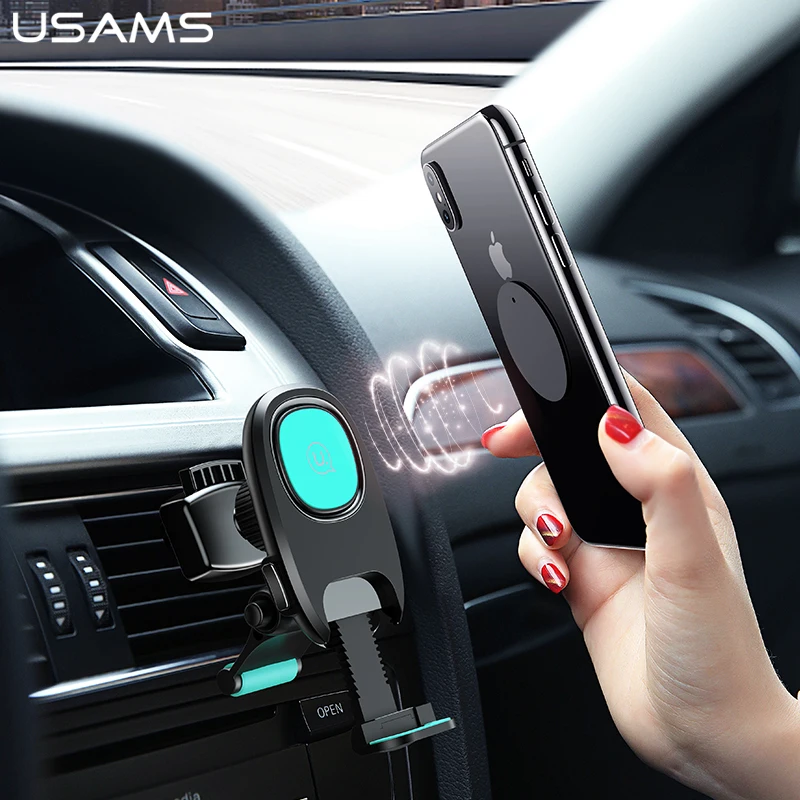 

USAMS Magnetic Phone Car Holder Air Vent Mount car holder Flexible Car Gravity Holder Mobile Phone Gravity Car Phone Holder