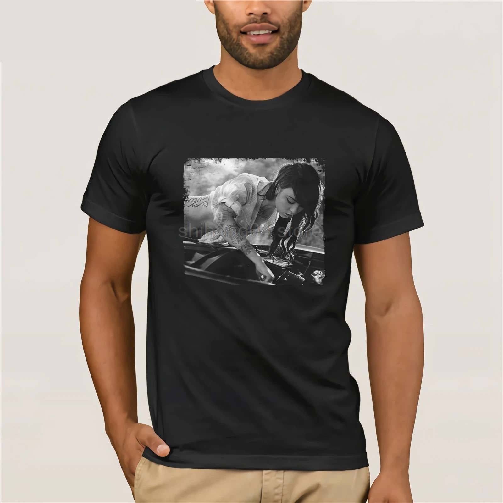 

GAS sexy MONKEY GARAGE FIX IT MENS T SHIRT SM TO 3XL Stranger Things Print T-Shirts